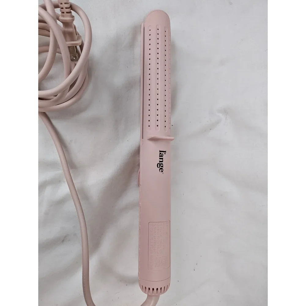 Lange Le Duo 360 Airflow Styler Flat Iron Hair Straightener Curler Blush Pink